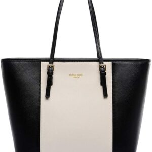 Black and White European Style Tote Bag