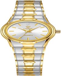 Women's Diamond Watch with Stainless Steel Bracelet: