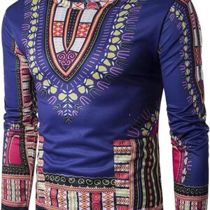 Men's Dashiki Long Sleeve T-Shirt