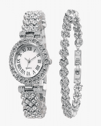 Azonee Elegante Watch and Bracelet Set