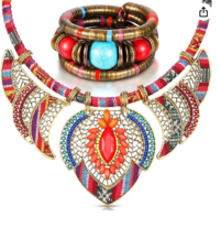 SYOSI Beaded Choker Bracelet